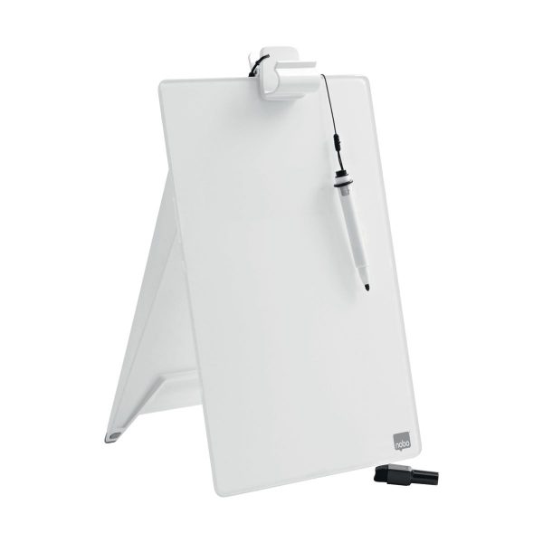 Quadro de secretária de vidro para escrita, branco, A4 - Image 3