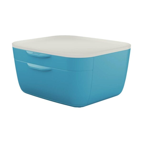 Bloco de 2 gavetas para secretária Leitz Cosy, Azul calmo