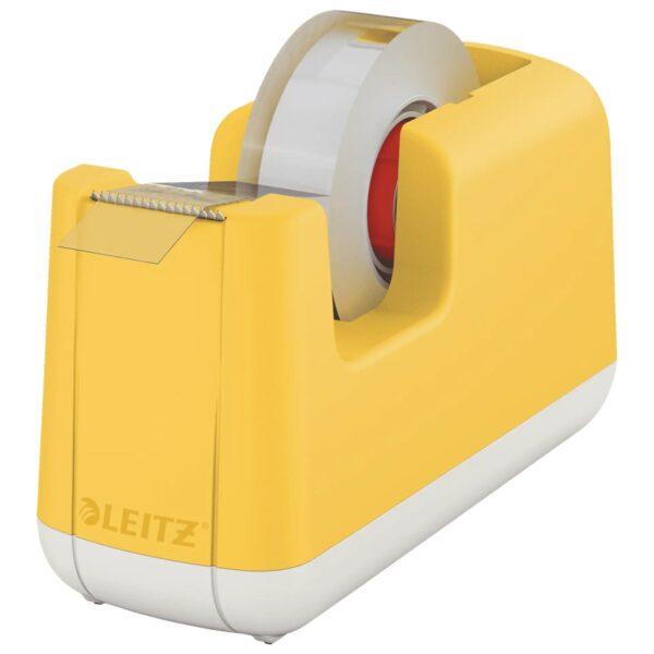 Dispensador de fita adesiva de secretária Leitz Cosy, Amarelo quente
