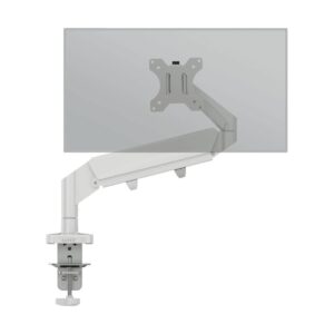 Braço articulado de secretária para um monitor Leitz Ergo, cinza claro