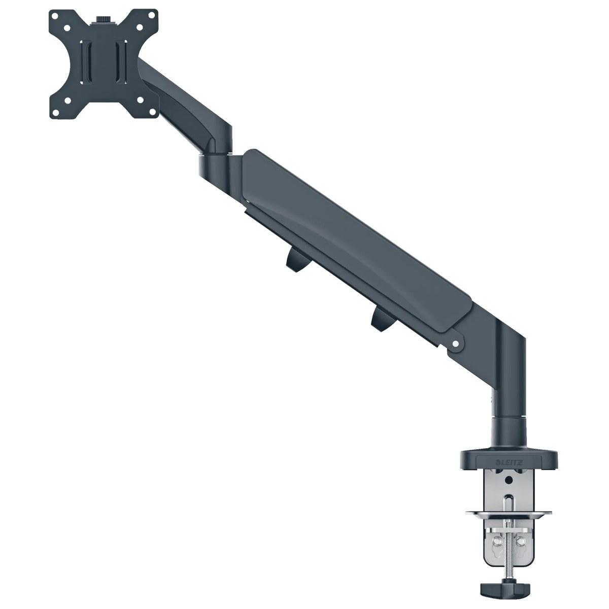 Braço articulado de secretária para um monitor Leitz Ergo, cinza Braço articulado de secretária para um monitor Leitz Ergo, cinza