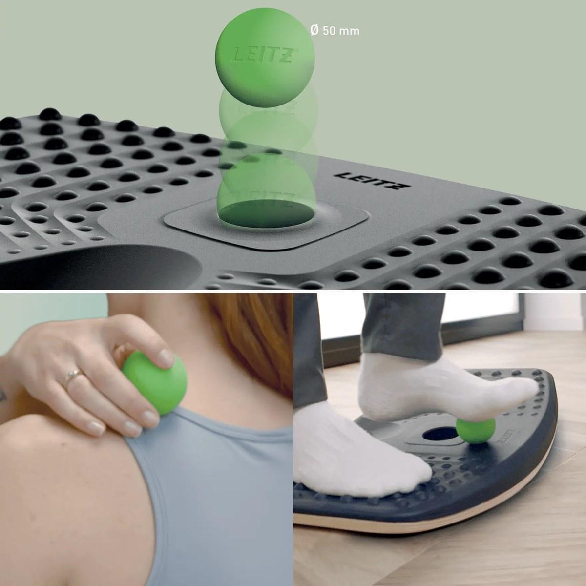 Prancha de equilíbrio para trabalhar de pé Leitz Ergo Active