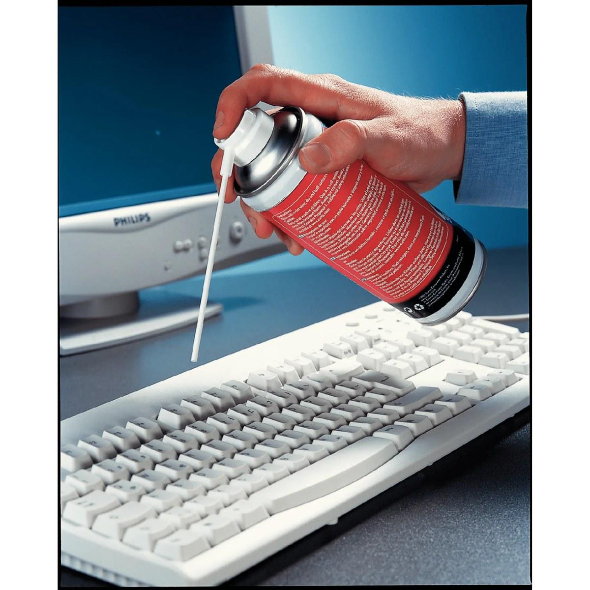 Ar comprimido em spray 400ml para limpeza de equipamento