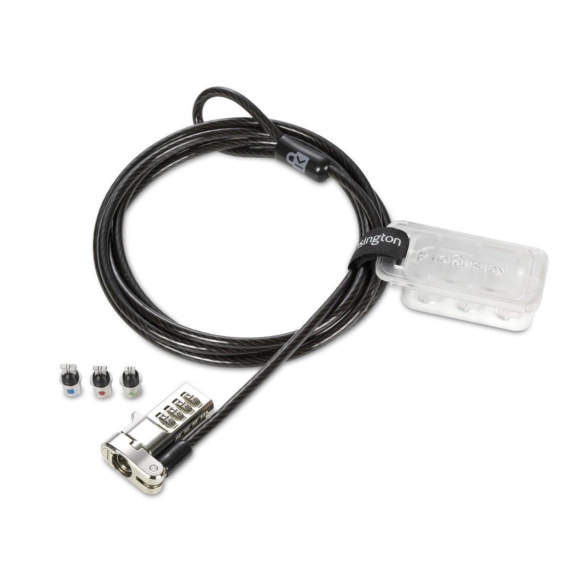 Cadeado universal 3 em 1 com combinação para portátil