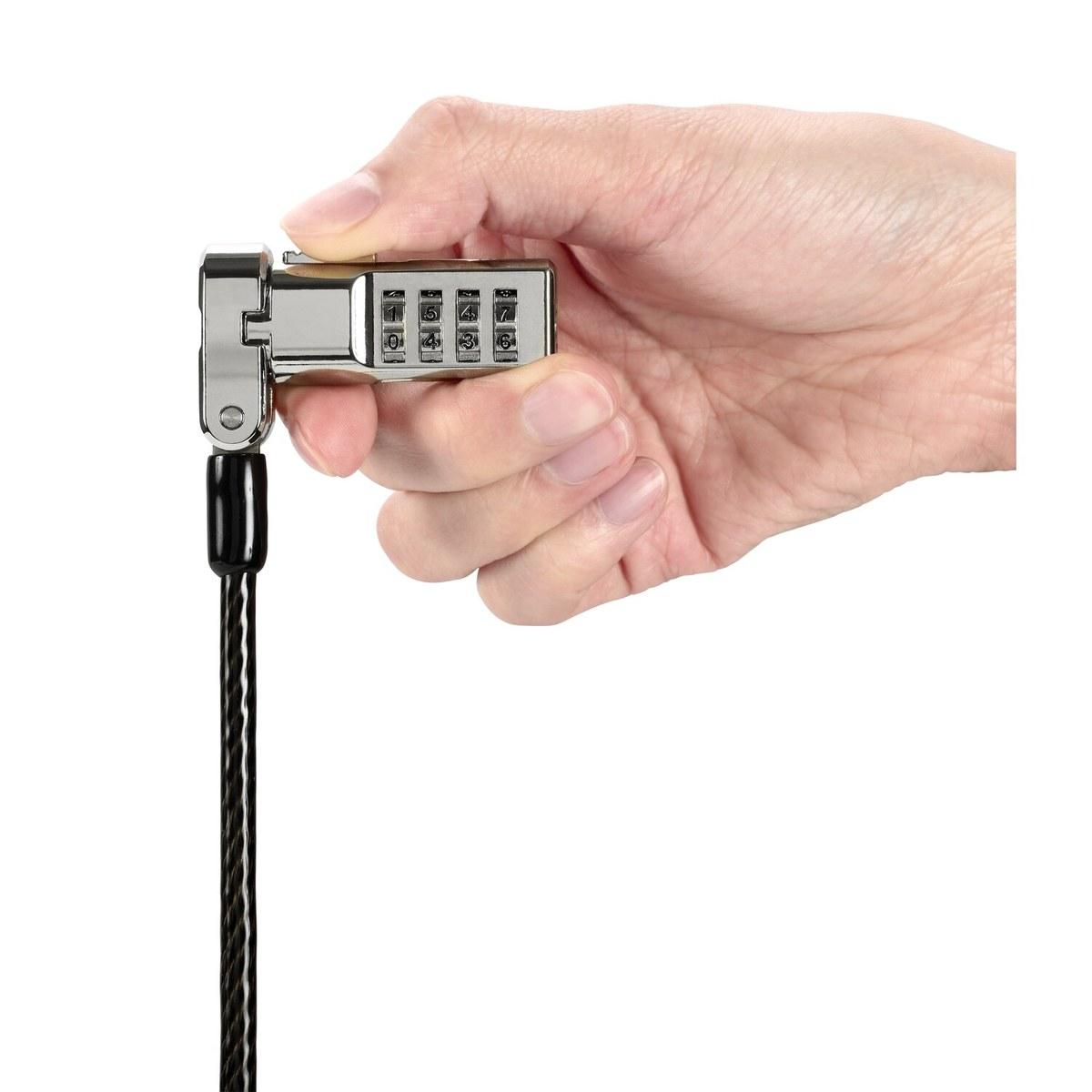 Cadeado universal 3 em 1 com combinação para portátil Cadeado universal 3 em 1 com combinação para portátil